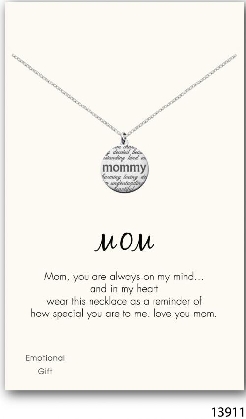 Mommy silver pendant 